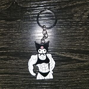 🌺 Lot B/E Buff Hello Kitty Kuromi Cartoon Keychain